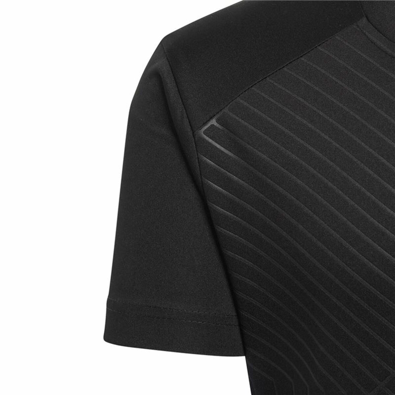 Kurzarm Fußballshirt für Kinder Adidas Nemeziz Schwarz