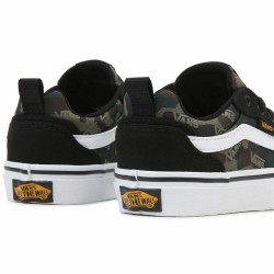 Children’s Casual Trainers Vans Filmore High Top Green Camouflage