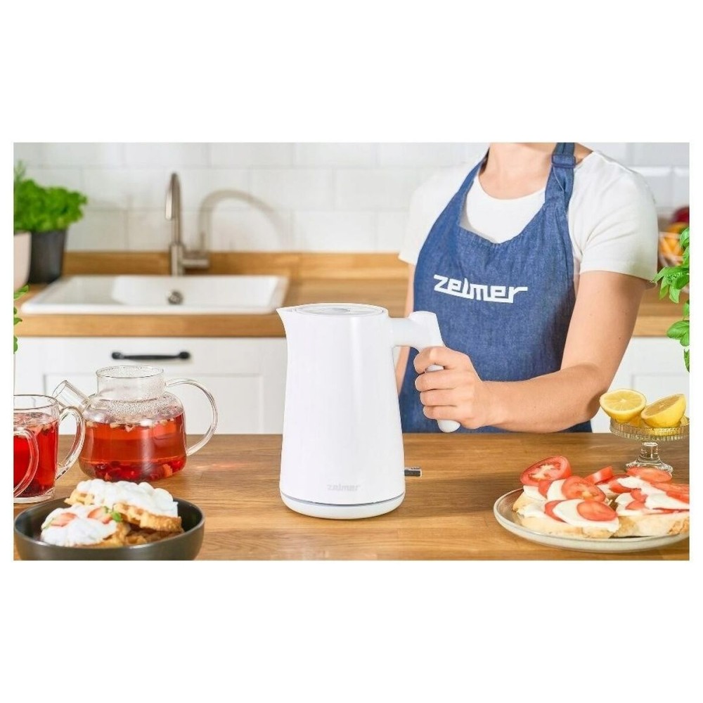 Kettle Zelmer ZCK 7020 White Plastic 2200 W 1 L