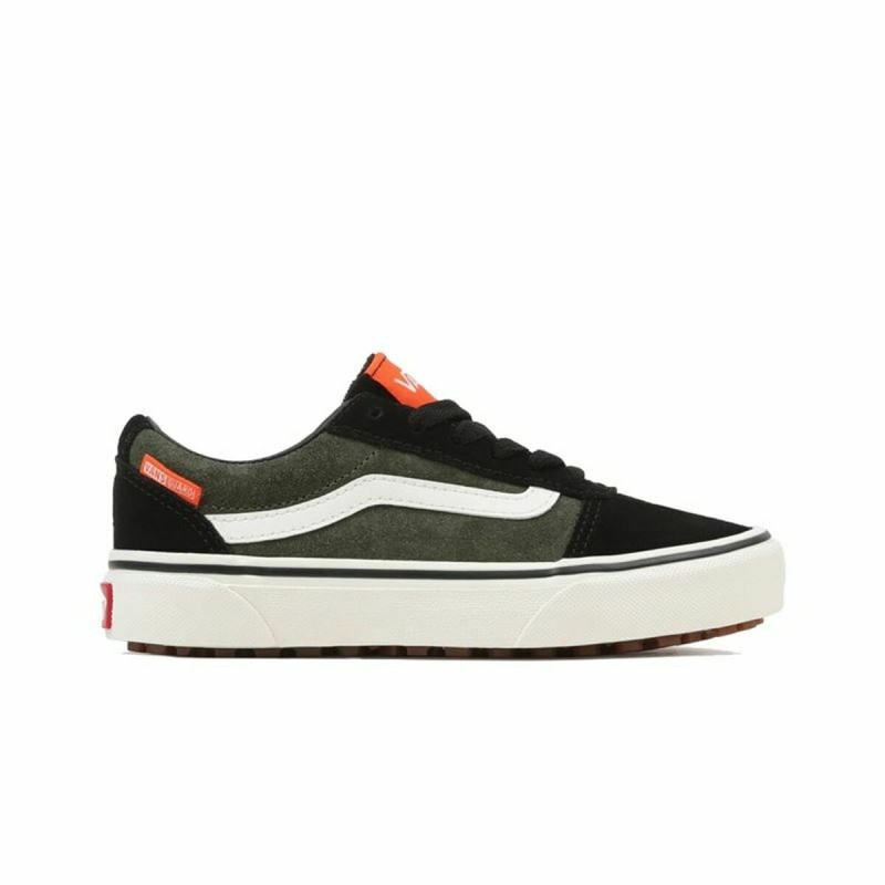 Jungen Sneaker Vans Ward VansGuard Grau Orange Schwarz