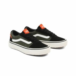 Jungen Sneaker Vans Ward VansGuard Grau Orange Schwarz