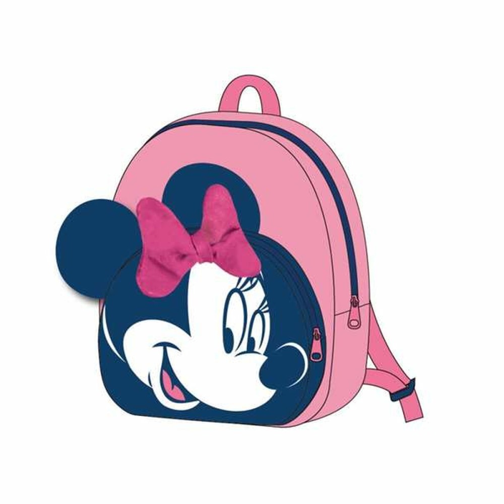 Schulrucksack Minnie Mouse Rosa 18 x 22 x 4 cm