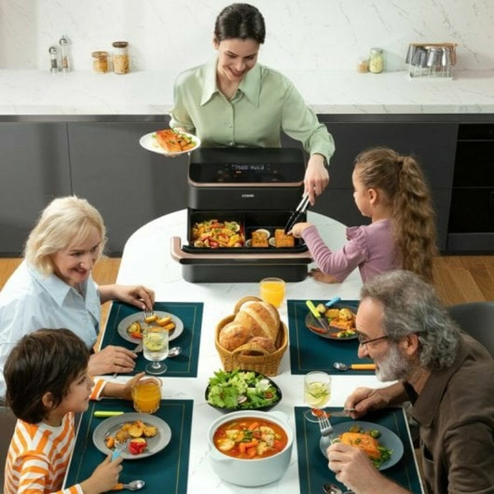 Heißluftfritteuse Cosori 10 L Silberfarben Metallic