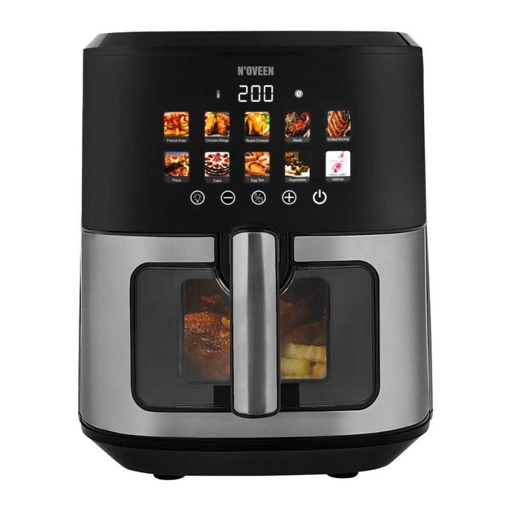 Friteuse à Air N'oveen AF770 Noir Argenté 1700 W 6,5 L