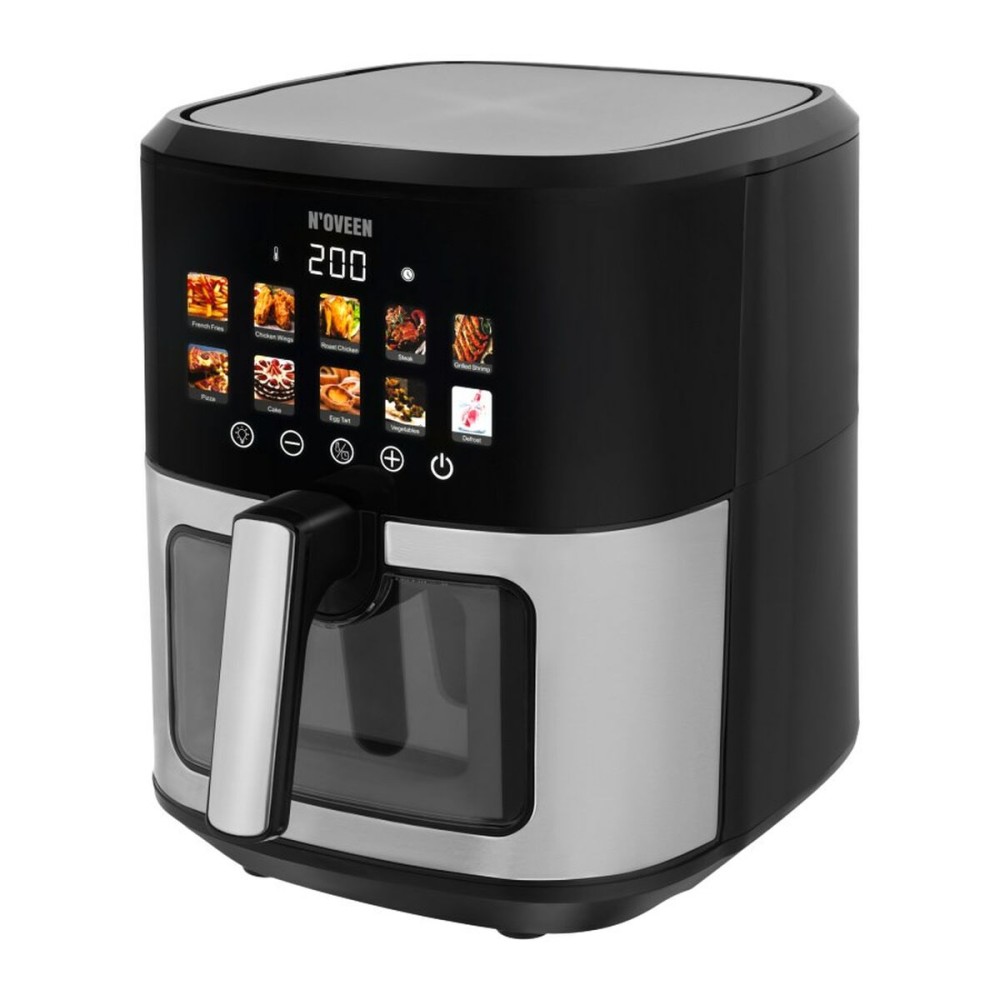 Friteuse à Air N'oveen AF770 Noir Argenté 1700 W 6,5 L