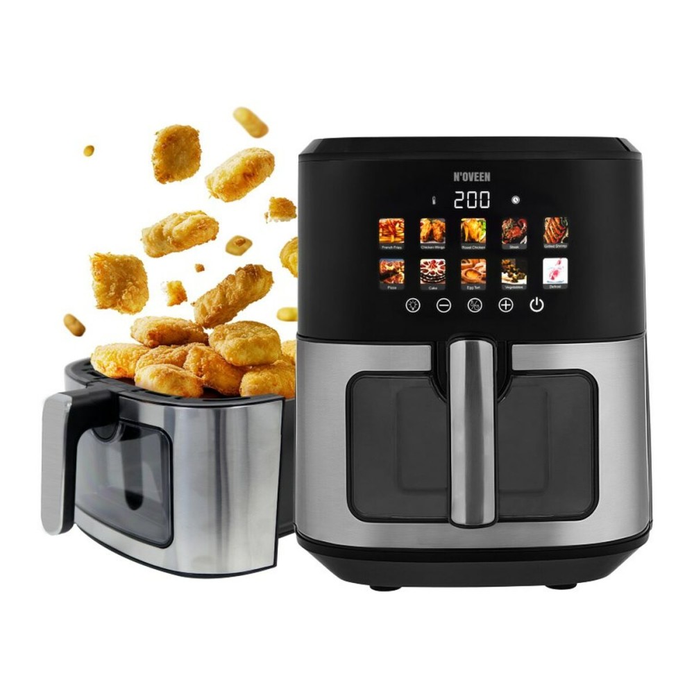 Friteuse à Air N'oveen AF770 Noir Argenté 1700 W 6,5 L