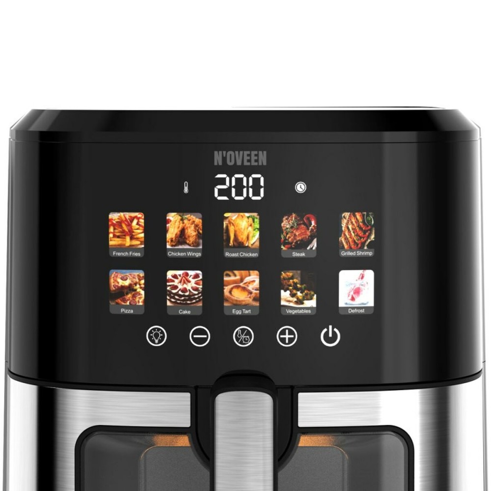 Friteuse à Air N'oveen AF770 Noir Argenté 1700 W 6,5 L