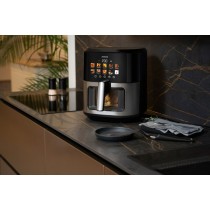 Friteuse à Air N'oveen AF770 Noir Argenté 1700 W 6,5 L