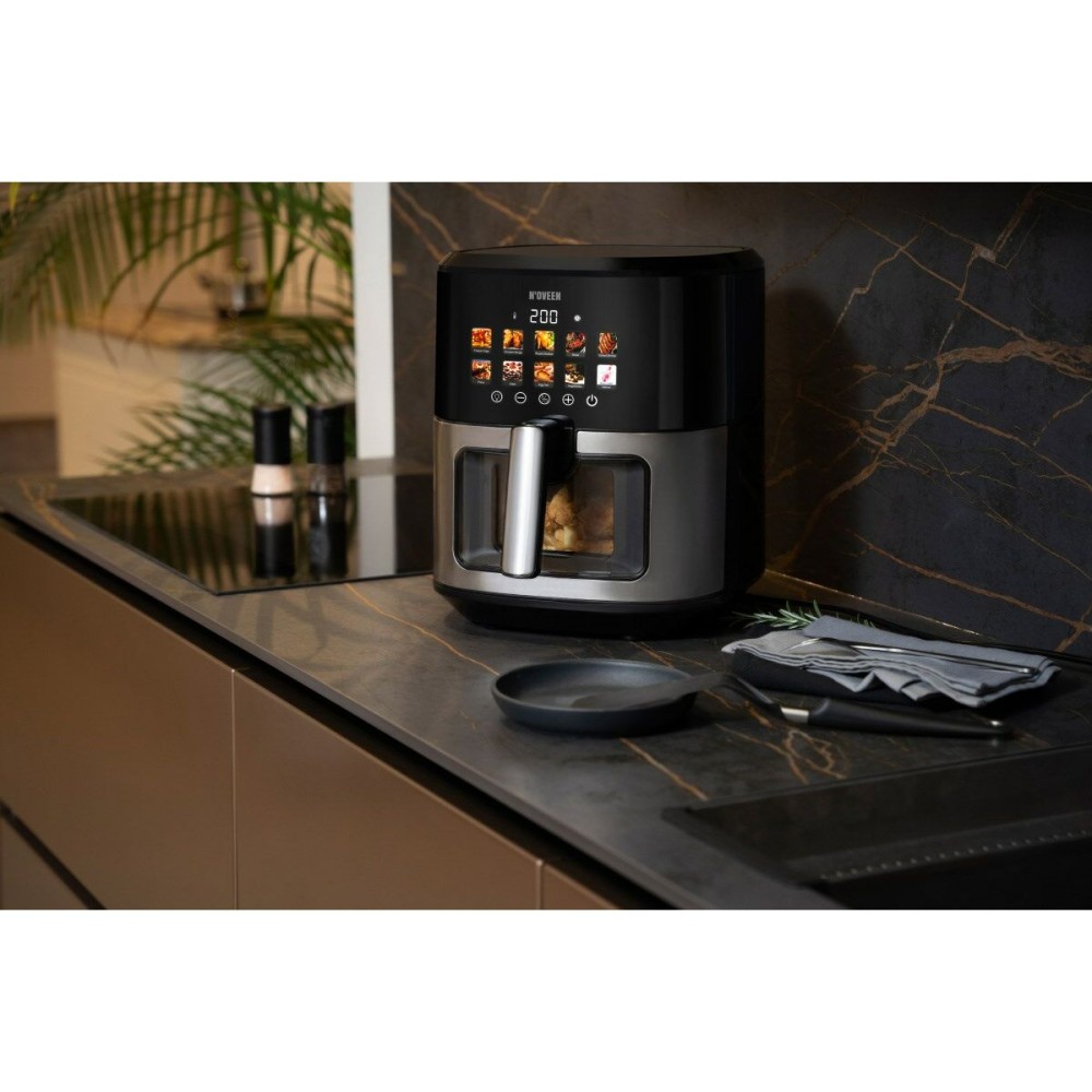 Friteuse à Air N'oveen AF770 Noir Argenté 1700 W 6,5 L