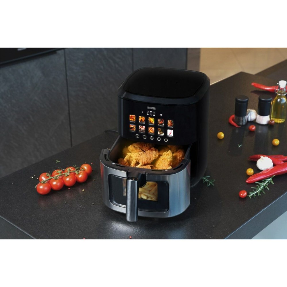 Friteuse à Air N'oveen AF770 Noir Argenté 1700 W 6,5 L
