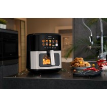 Friteuse à Air N'oveen AF770 Noir Argenté 1700 W 6,5 L