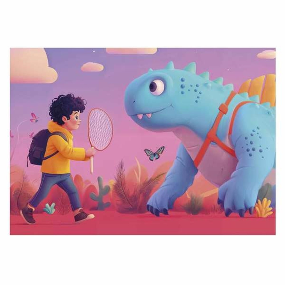 Set mit 4 Puzzeln Educa Friendly Dinosaurs