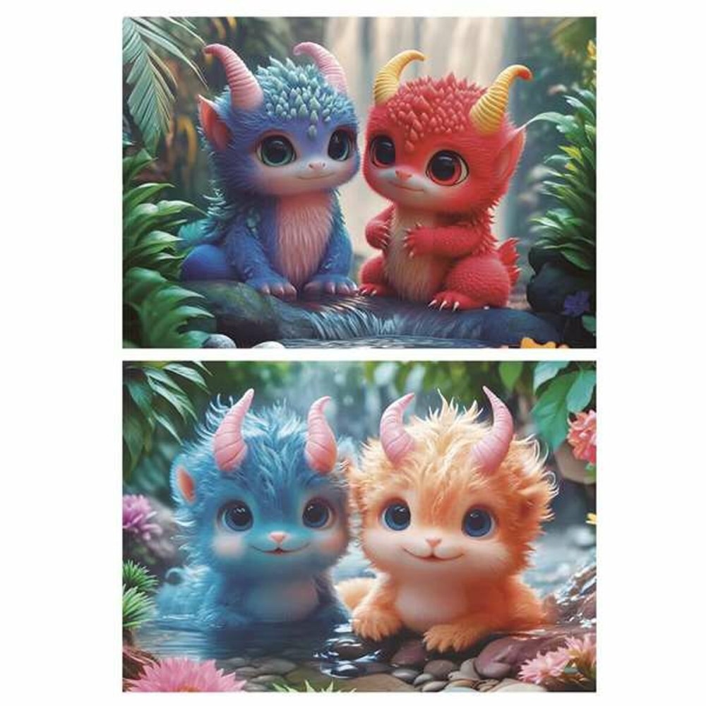 Puzzle Educa Adorable Monsters 100 Stücke (2 Stück)