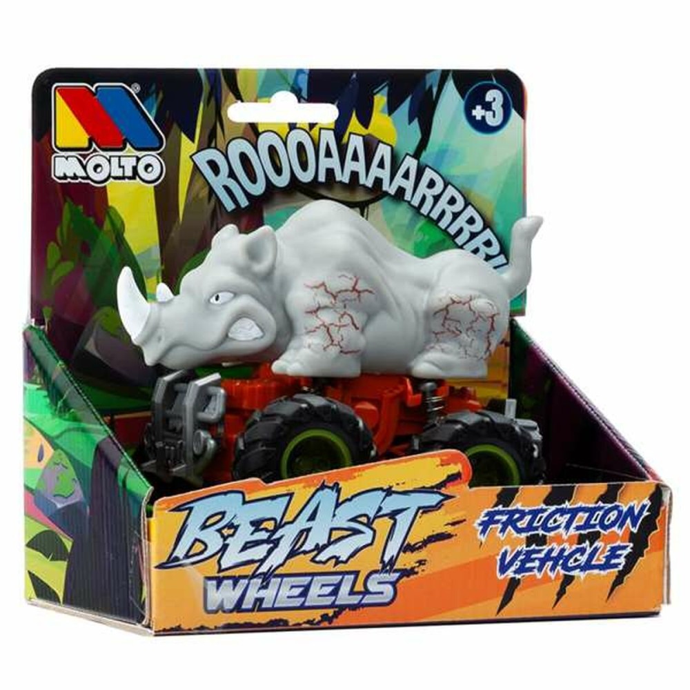 Auto mit Schwungrad-Antrieb Moltó Beast Wheels Bunt