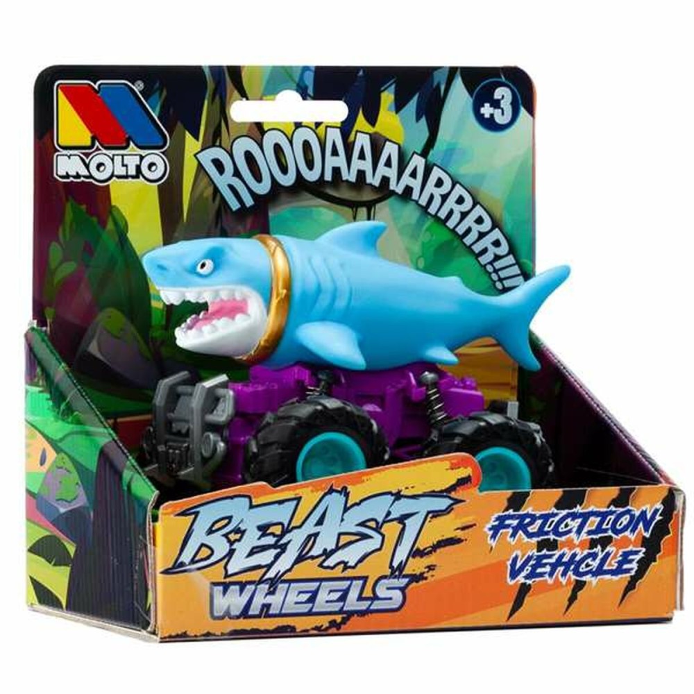 Auto mit Schwungrad-Antrieb Moltó Beast Wheels Bunt