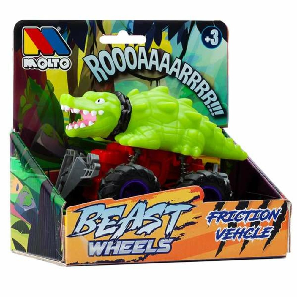 Auto mit Schwungrad-Antrieb Moltó Beast Wheels Bunt