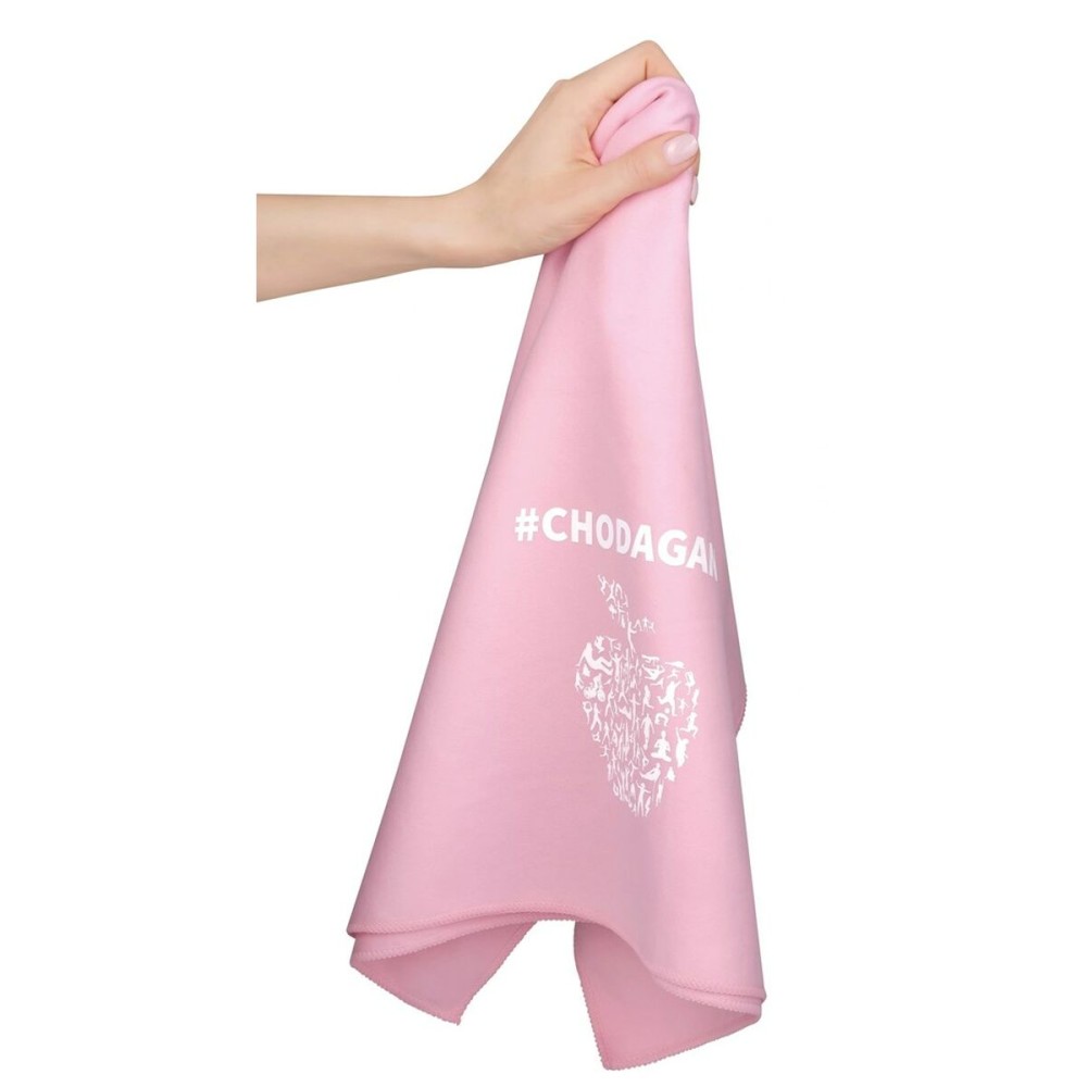 Schnell trocknendes rutschfestes Fitness-Handtuch Beactive Rosa 100 x 50 cm