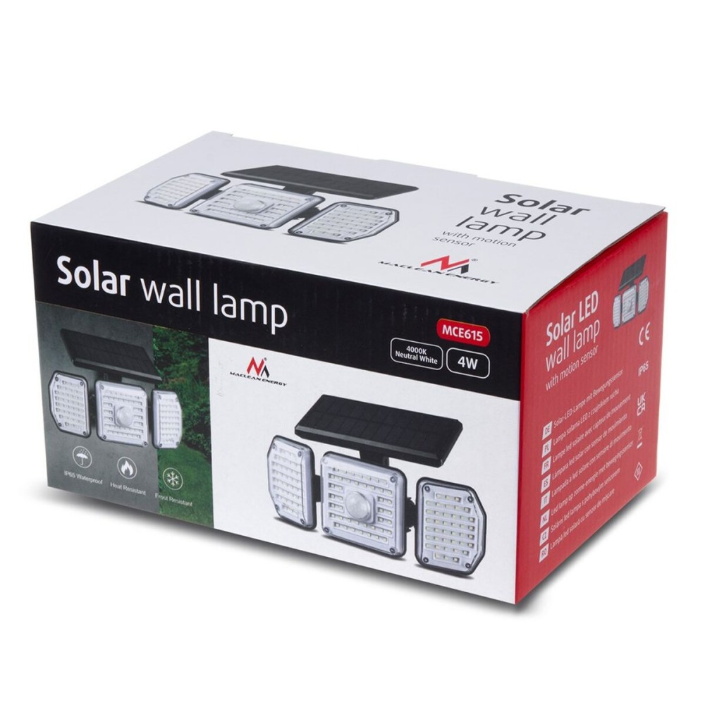 Solar lamp MacLean MCE615 Black