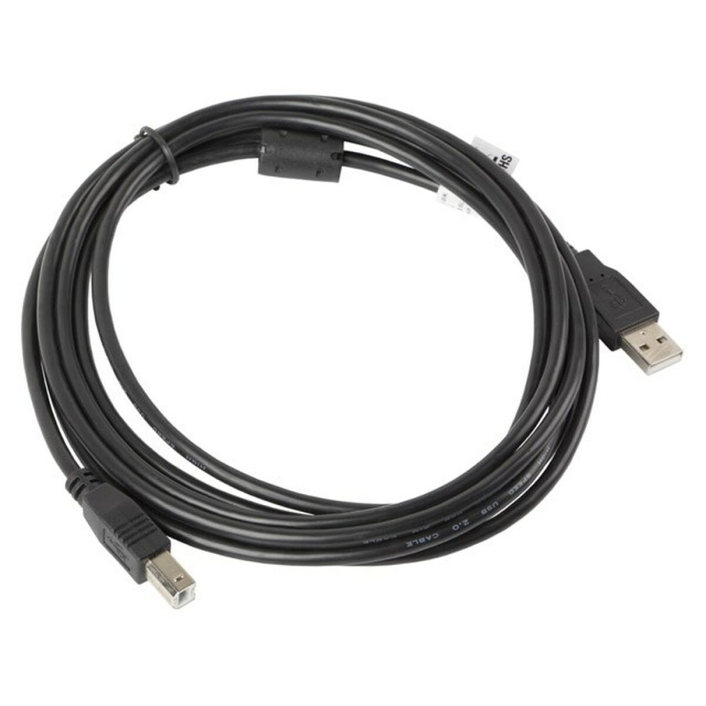 Câble USB 2.0 A vers USB B Lanberg CA-USBA-11CC-0030-BK Noir 3 m (1 Unité)