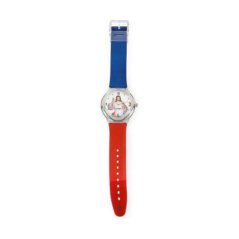 Unisex Watch Amen GESÙ Rosso Blu (Ø 39 mm)