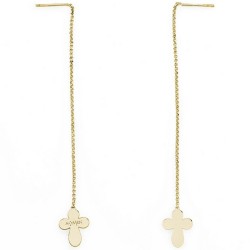 Ladies' Earrings Amen CROCE GOLD