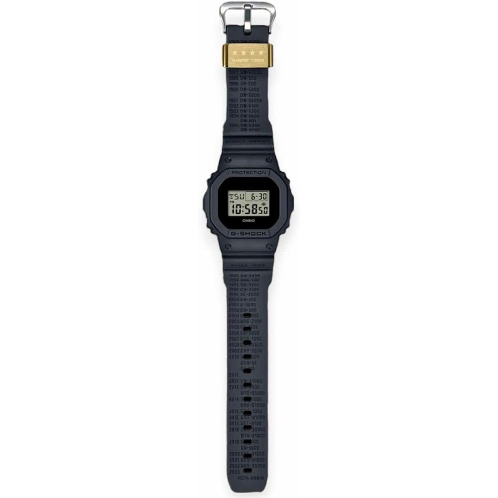 Unisex-Uhr Casio G-Shock THE ORIGIN - REMASTER BLACK SERIE 40TH ANNIVERSARY BY ERIC HAZE (2 BEZELS)