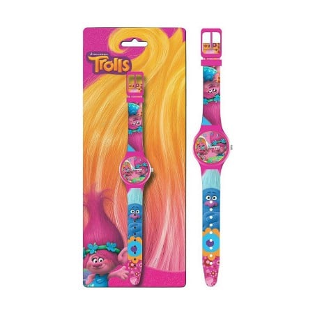 Montre Enfant Cartoon TROLLS - BLISTER PACK