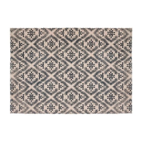 Tapis Atmosphera Noir Beige Coton Multicouleur 60 x 90 cm