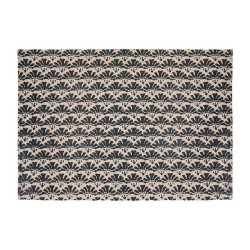 Carpet Atmosphera Black Beige Cotton Multicolour 60 x 90 cm