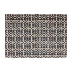 Carpet Atmosphera Black Beige Cotton Multicolour 60 x 90 cm