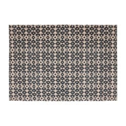 Teppich Atmosphera Schwarz Beige Baumwolle Bunt 60 x 90 cm