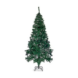 Weihnachtsbaum 210 cm grün Metall Kunststoff