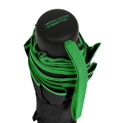 Foldable Umbrella Benetton Black (Ø 94 cm)