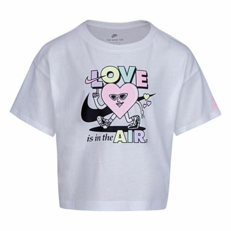 Child's Short Sleeve T-Shirt Nike Knit Girls Lilac