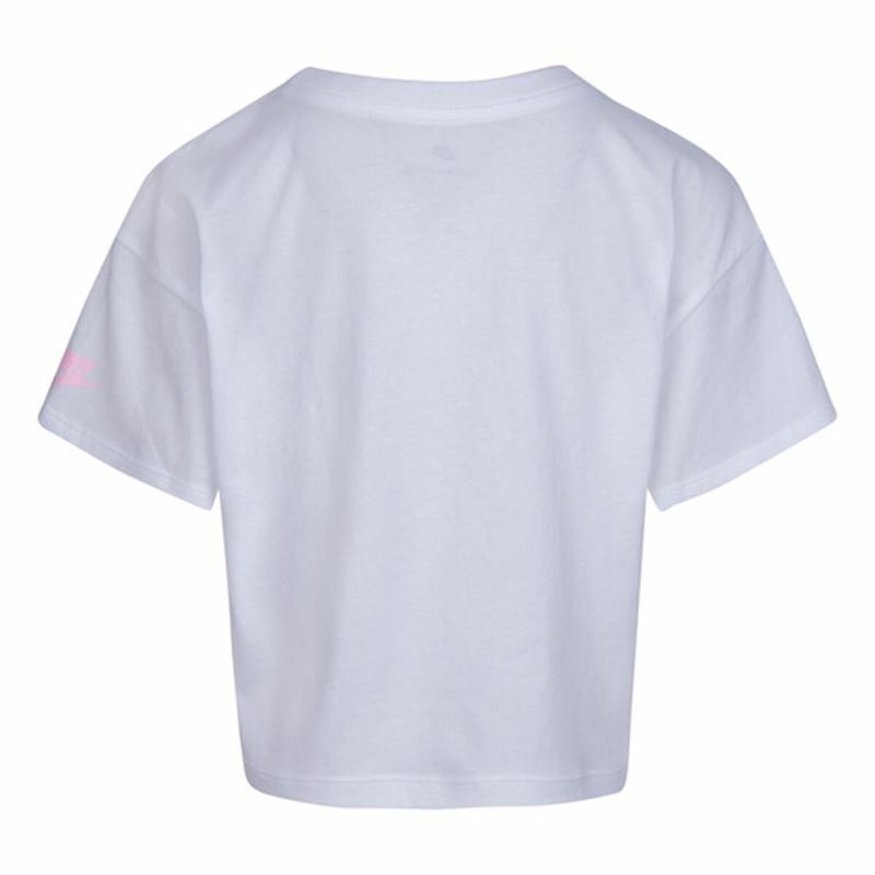 Kurzarm-T-Shirt für Kinder Nike Knit Girls Lila