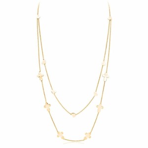 Ladies' Necklace Amen CROCI CUORI DOPPIA
