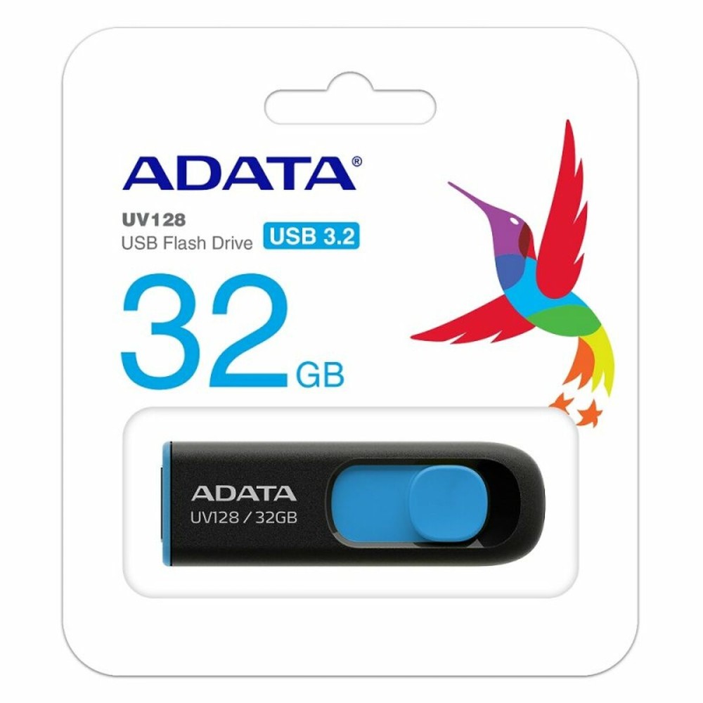 Clé USB Adata DashDrive UV128 32GB Bleu Noir 32 GB