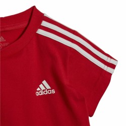 Ensemble de Sport pour Bébé Adidas Three Stripes Rouge