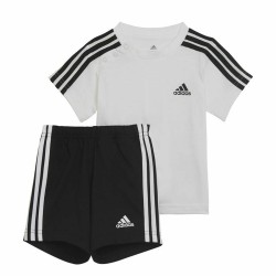 Sports Outfit for Baby Adidas Three Stripes Black White