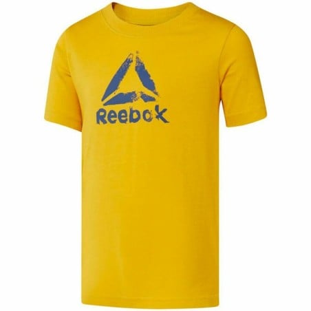 Jungen Kurzarm-T-Shirt Reebok Elemental Gelb