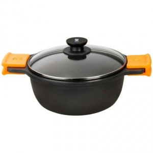 Kasserolle BRA Braisogona_A270336 Schwarz Ø 36 cm Aluminium Aluminiumguss
