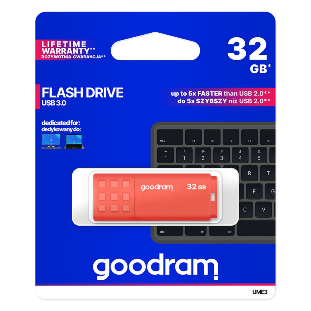 USB stick GoodRam UME3 Orange 32 GB (1 Unit)