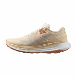 Running Shoes for Adults Salomon Ultra Glide Lady Beige