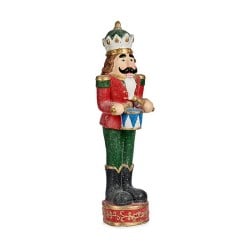 Decorative Figure Red Polyresin Nutcracker 15 x 65,5 x 20 cm