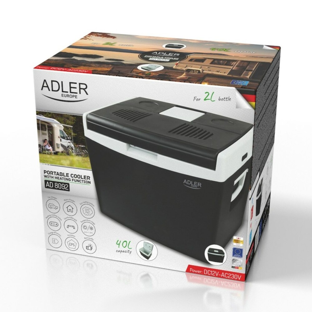 Mini Fridge Adler AD 8092 Black Grey 55 W 40 L