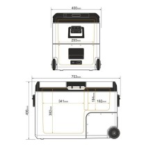 Mini Fridge Yolco TCX50 60 W 10 L 40 L 52 L
