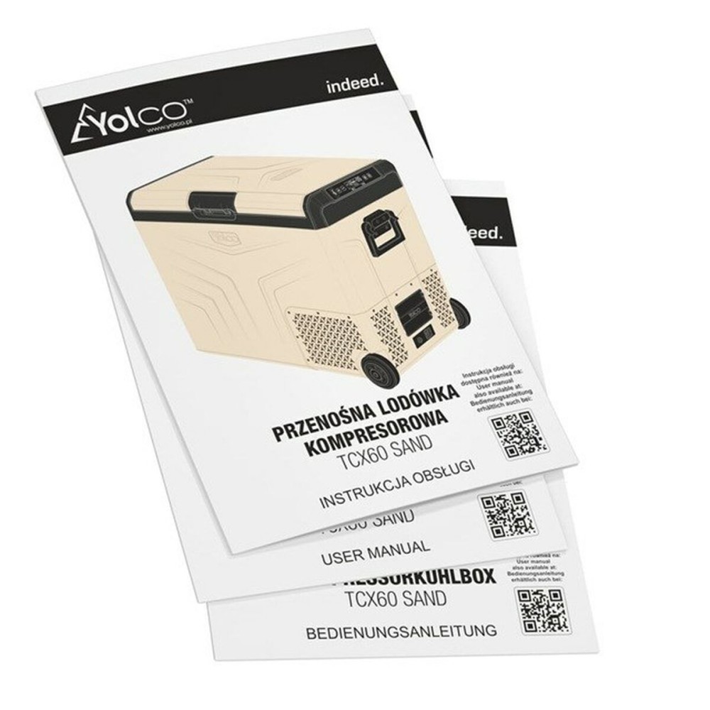 Mini réfrigérateur Yolco TCX60 Noir Sable 60 W 14 L 60 L 46 L