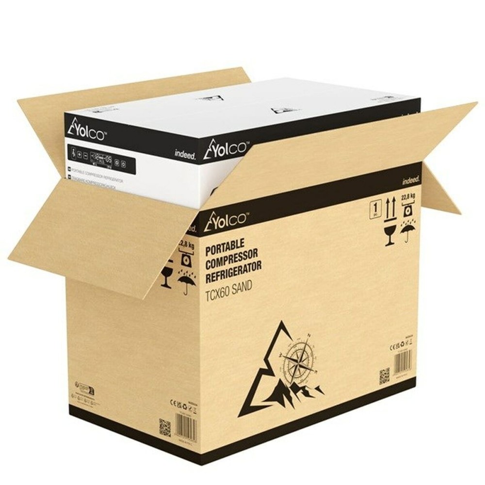 Mini réfrigérateur Yolco TCX60 Noir Sable 60 W 14 L 60 L 46 L
