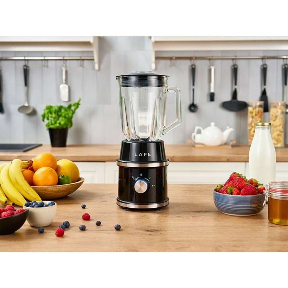 Cup Blender Lafe LAFBLE47472 Black black 1,5 L