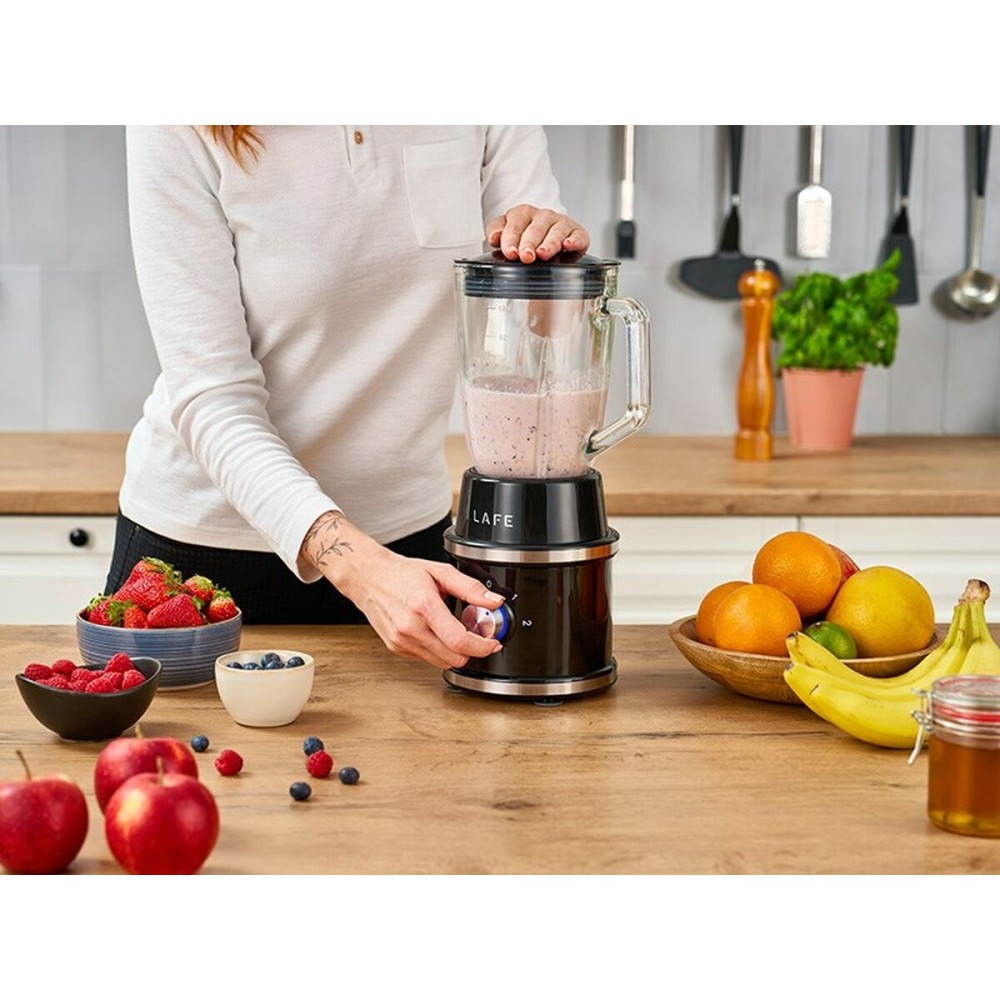 Cup Blender Lafe LAFBLE47472 Black black 1,5 L